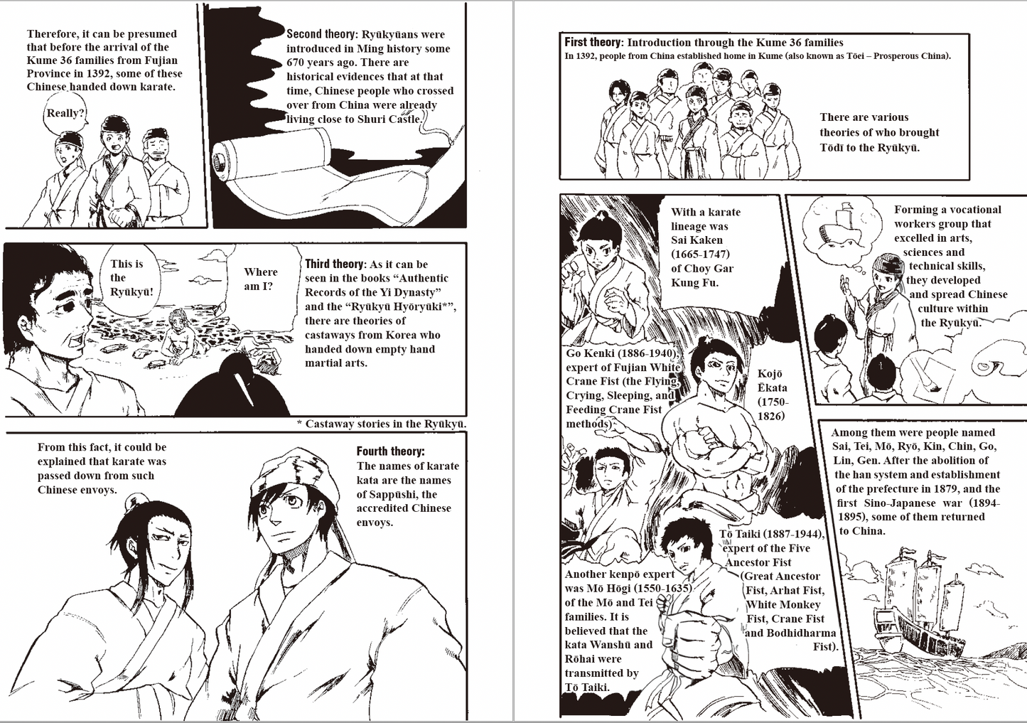 The 7 samurai of Okinawa Karate | Limited Edition